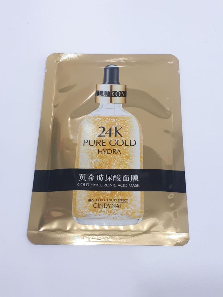 ماسک ورقه ایی طلا 24 کا 24K Pure Gold Hydra